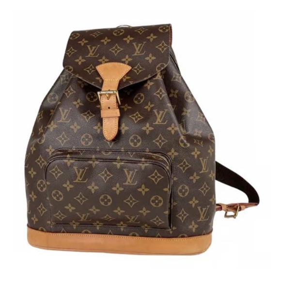 Louis Vuitton Montsouris Leather Backpack - Picture 2 of 8